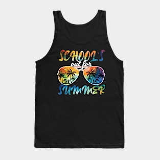 Schools Out For Summer Tie Dye Last Day Of School Teacher Tank Top